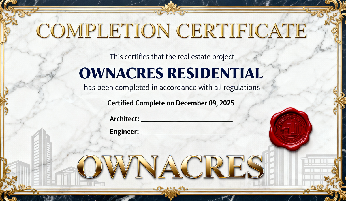 Is completion certificate necessary?