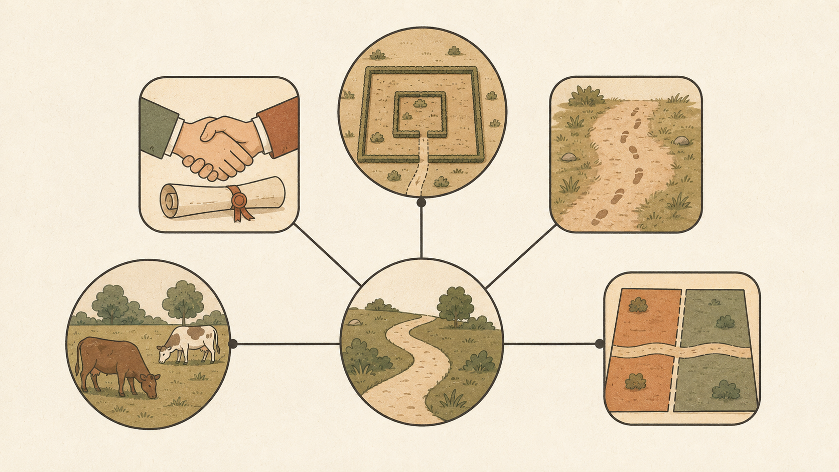 How can an easement start?